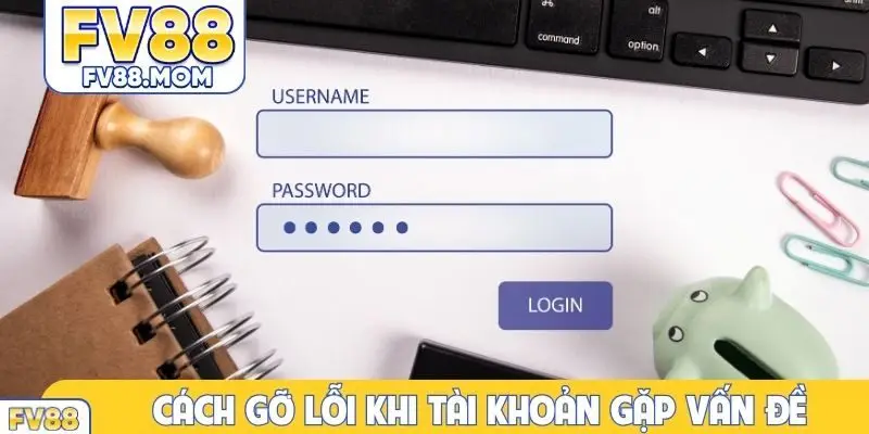 Cách gỡ lỗi khi tài khoản gặp vấn đề