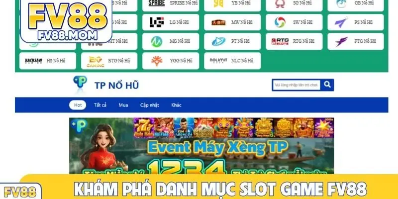 Khám phá danh mục slot game FV88