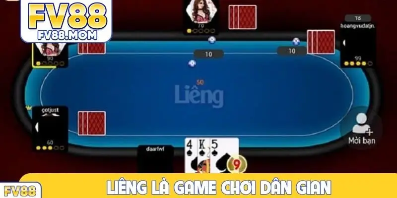 Liêng là game chơi dân gian