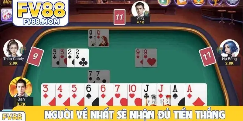Người về nhất sẽ nhận đủ tiền thắng
