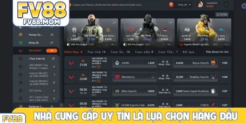 Nhà cung cấp uy tín luôn là lựa chọn hàng đầu của game thủ